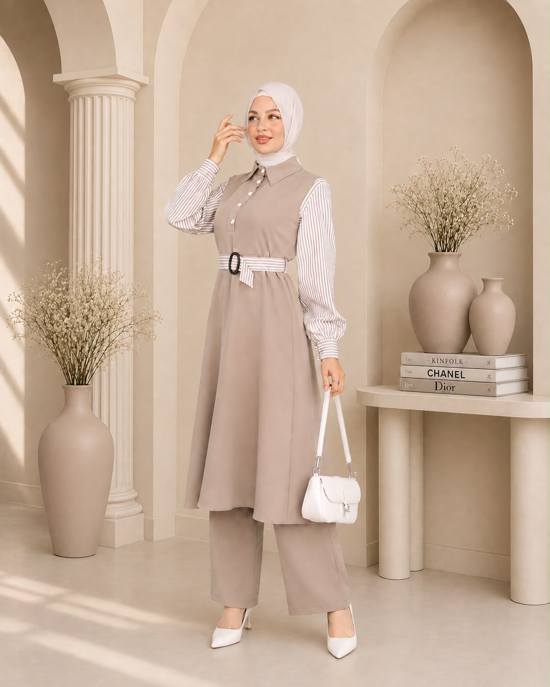 طقم أناقة بخطوط مميزة