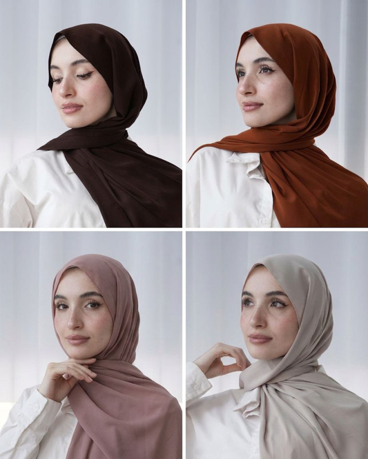 بكج شالات الألوان الراقية