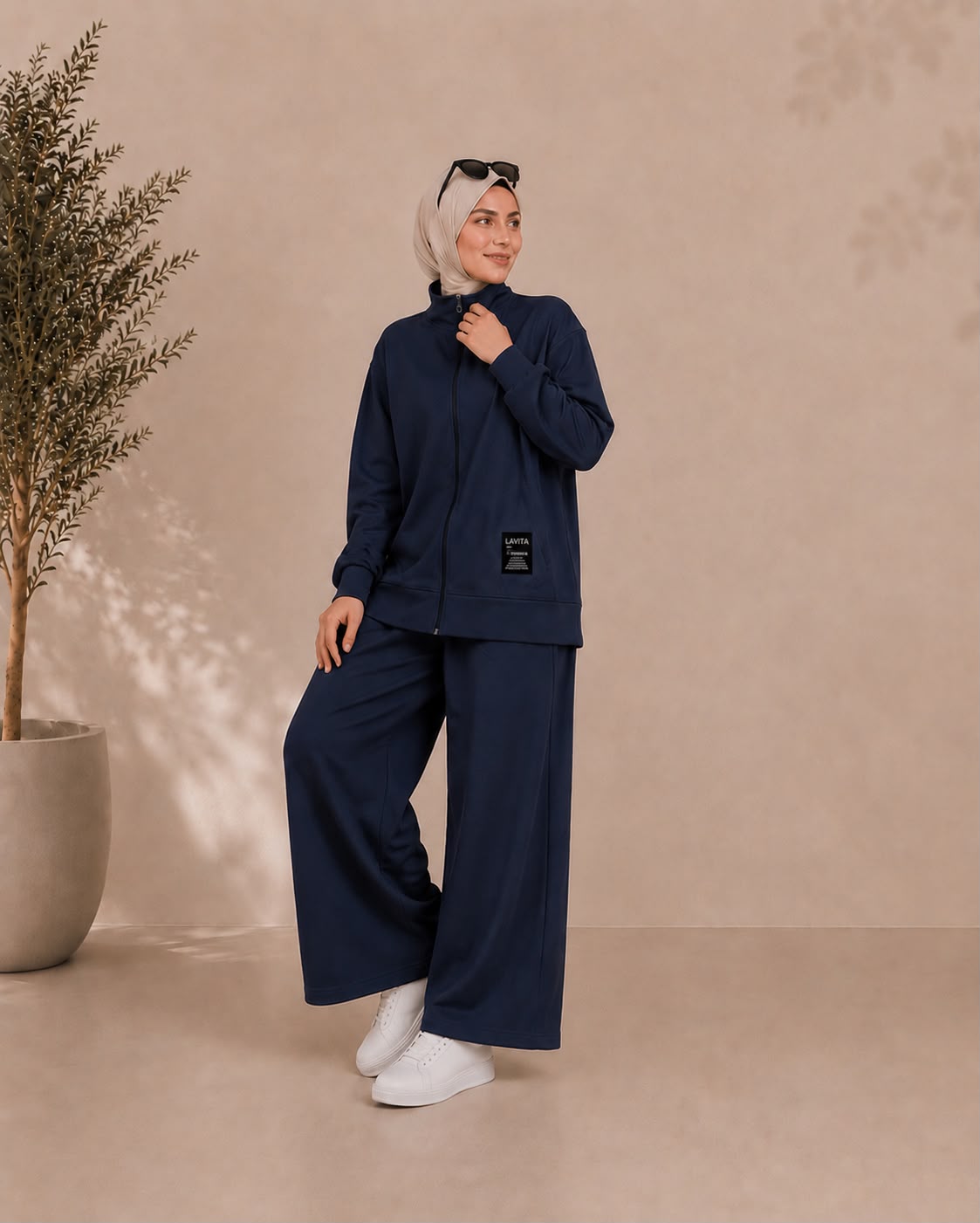 تريننج بسحاب كامل أنيق