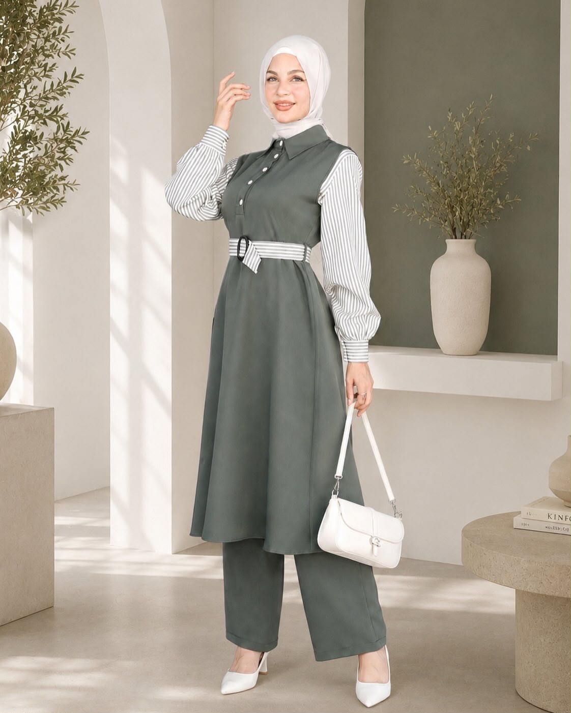 طقم أناقة بخطوط مميزة