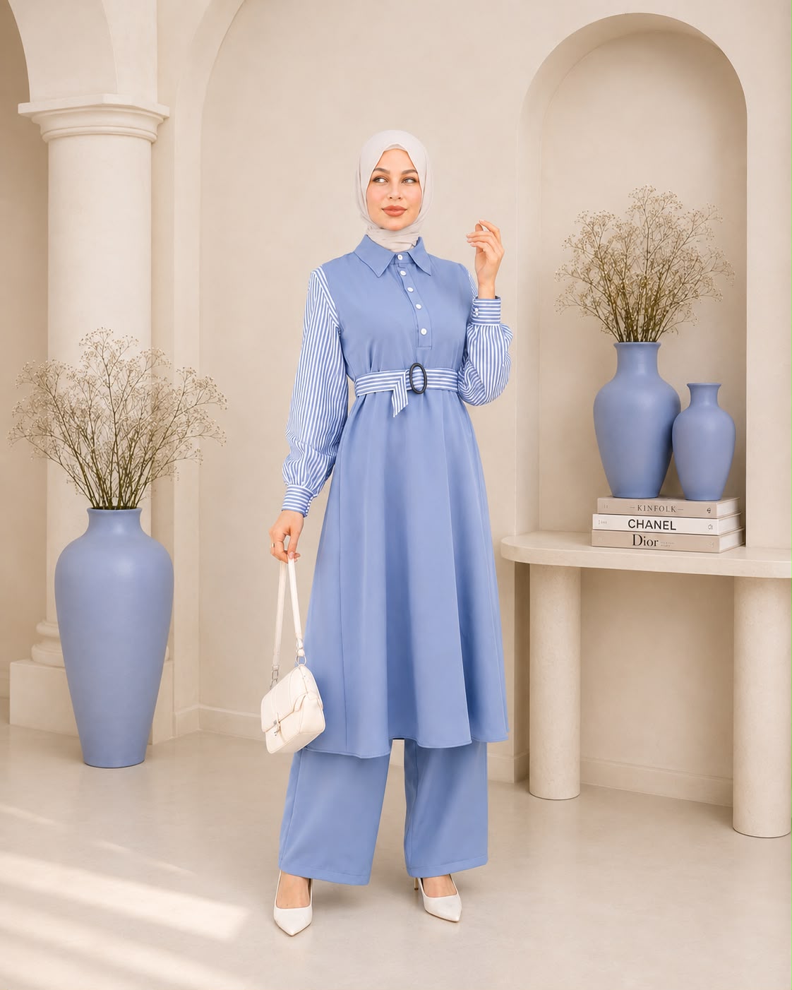 طقم أناقة بخطوط مميزة