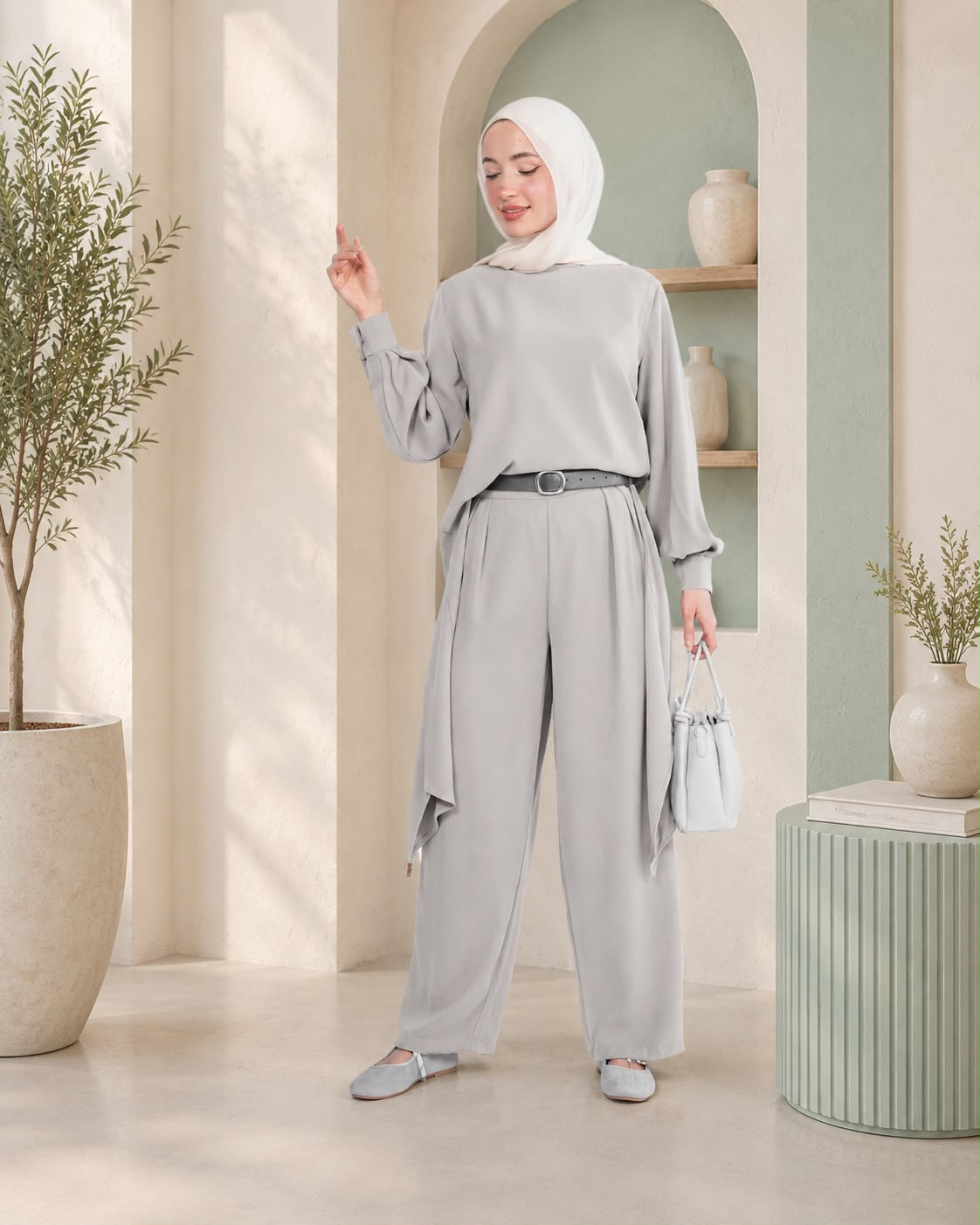 طقم بتصميم انسيابي