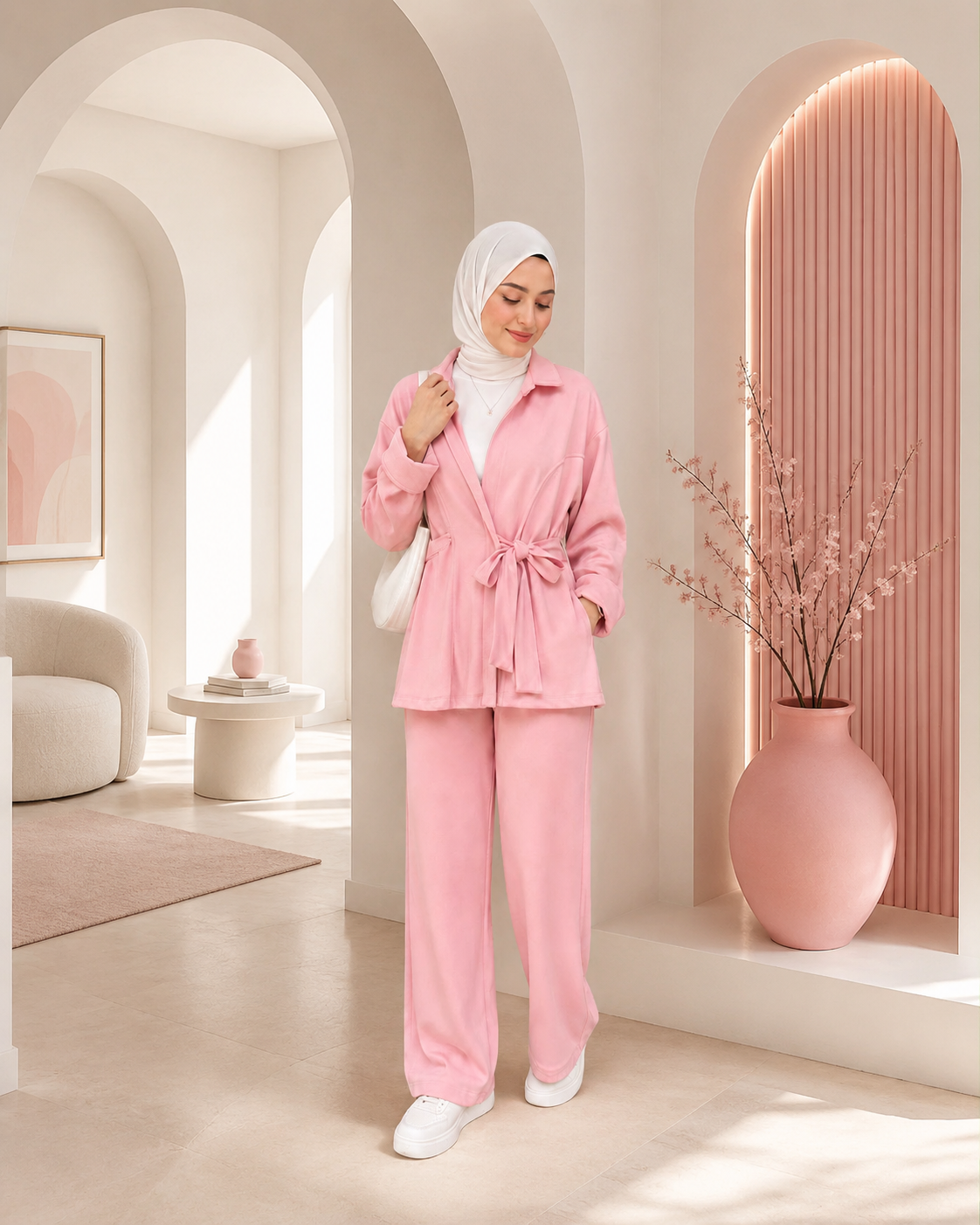 تريننج بحزام خصر أنيق
